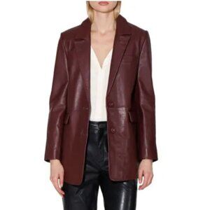 Walter Baker - Kiki Oversized Leather Blazer - Size: Large